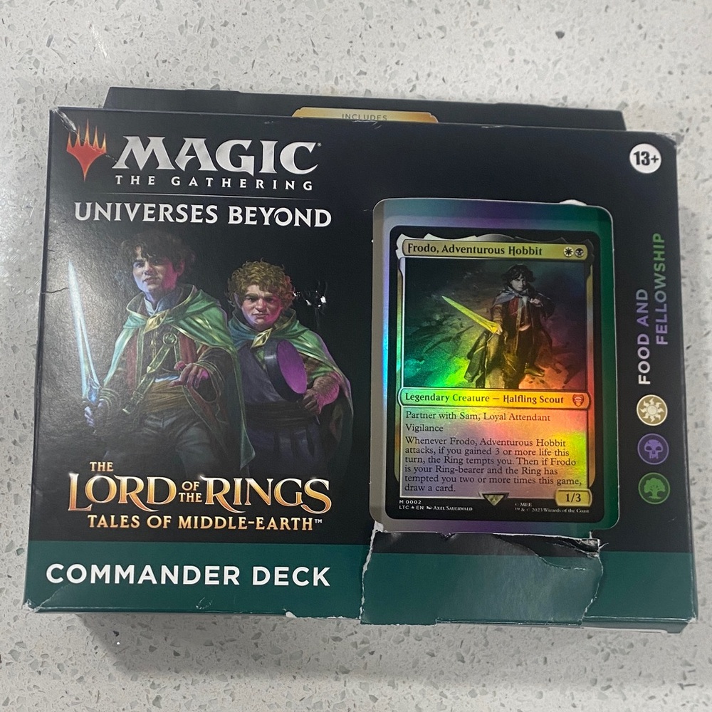Magic The Gathering Lord of the Rings Commander Deck
